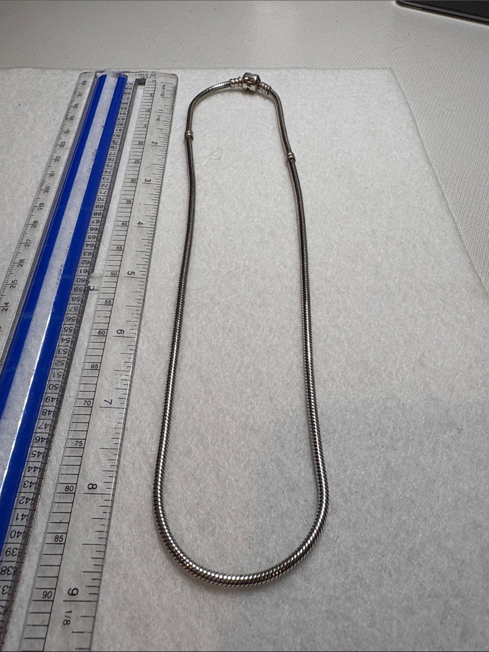 Pandora Sterling Silver Snake Chain Necklace